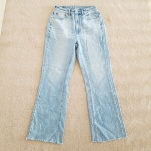American Eagle Highest Rise 90s Flare Light Wash Jeans Size 4